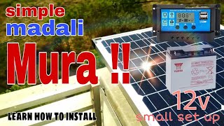 Paano Mag-Install Ng Solar Set Up Beginner Friendly, Solar Power Generator.