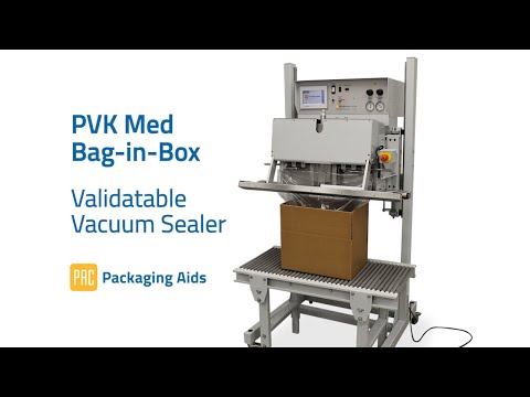 PVK Med Bag in Box Vacuum Sealer for heavy large size bags used as a box liner