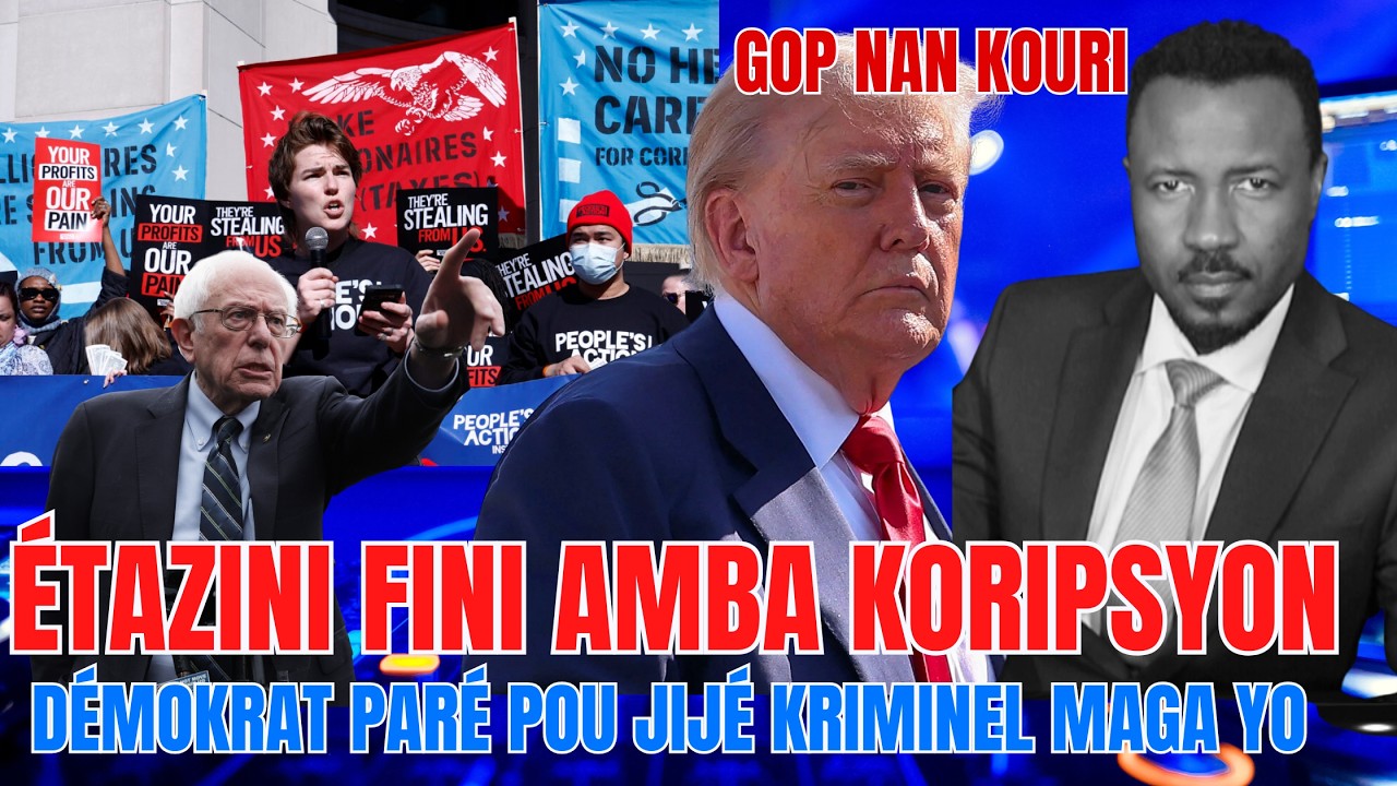PWAL GEN KOURI - ÉTAZINI FINI AMBA KORIPSTION - DÉMOKRAT AP PRÉPARÉ - YON PROFÈT PALÉ - ABNER GELIN