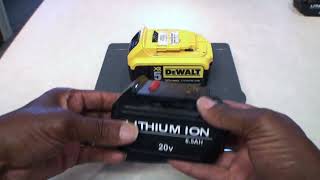 KUNLUN 20V Battery, Probably NOT 6.5AH @allabouthim03