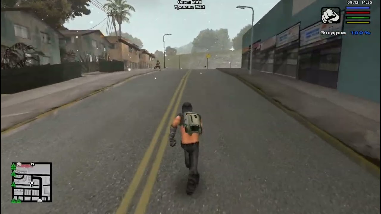 Zombie Andreas - Clown Zombie and his horse short chase