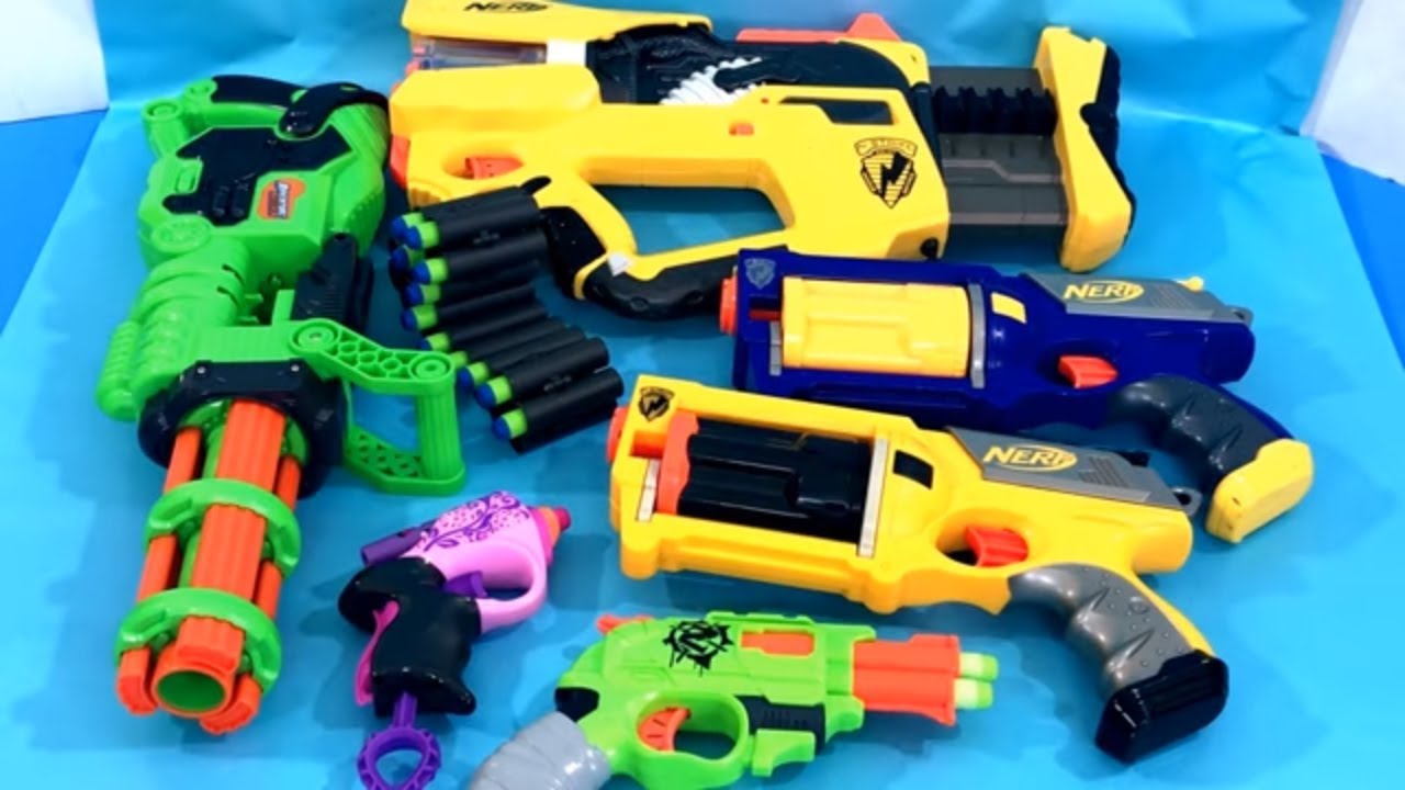 Box of Toys 🔫 Box Full of Toys 💥 NERF Guns 🔫 Toy Guns 💥 Toy Weapons 💣 Toys for Kids - YouTube