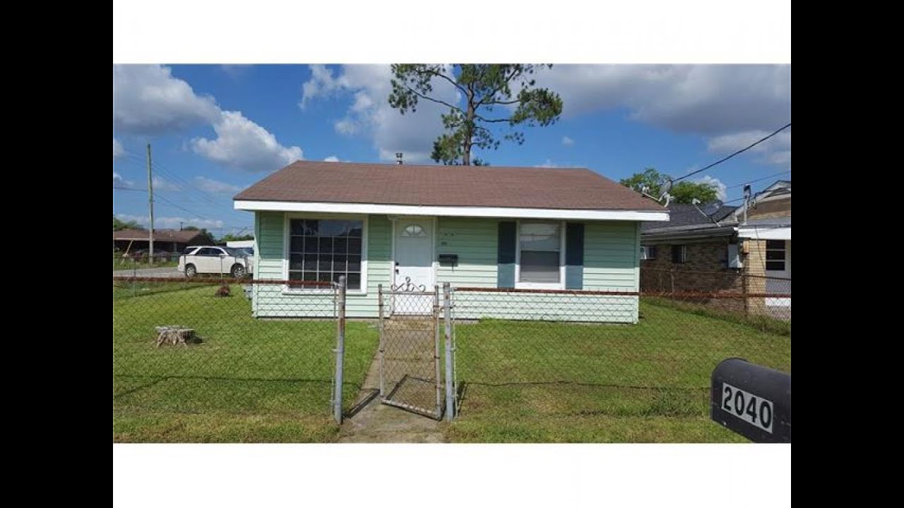 Homes for sale 2040 ESTALOTE AV, HARVEY, LA 70058 YouTube