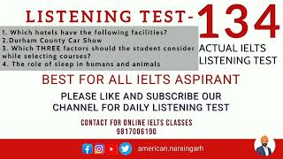 IELTS LISTENING TEST-134