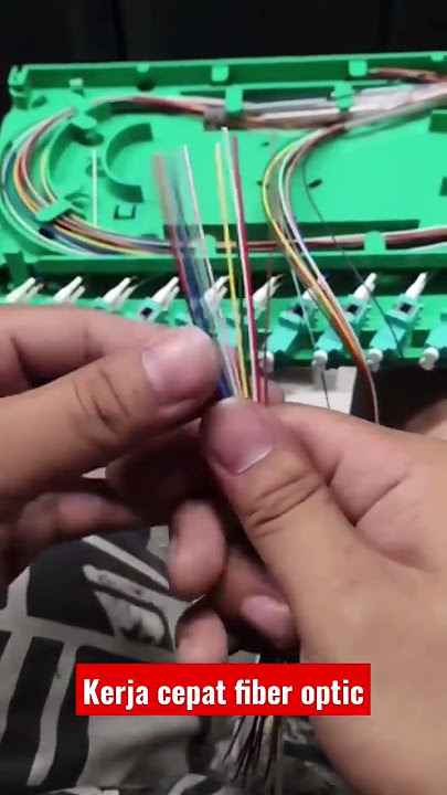 Cuma hitungan Detik 😱😱Langsung beres 12 core fiber optic | Ternyata begini Caranya
