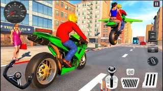Flying Bike Driving School - Android Gameplay # 2 screenshot 5