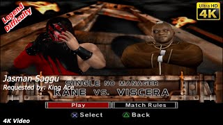 WWE SmackDown vs Raw 2007 - Kane vs Viscera - Single Match - 4K Video - Hani Jorbanian