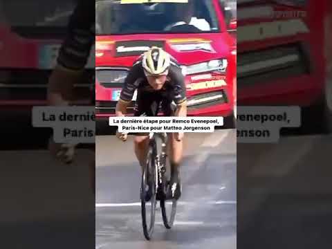 🏆 Evenepoel s'offre la dernière étape de Paris-Nice. À Jorgenson le général ! #cycling #shorts