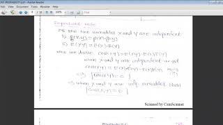 18MAT41 Complex analysis probability and statistical methods  Joint probability and Sampling  exampl