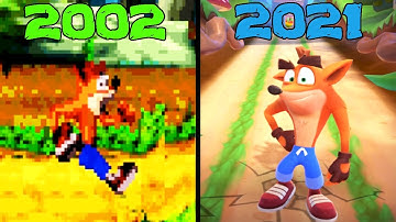 Evolution of Crash Bandicoot Games on Handheld Consoles (2002 - 2021)