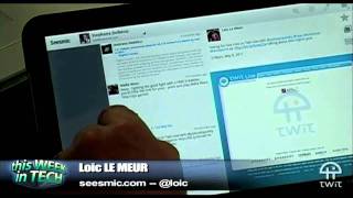 Loic Le Meur Demoing Seesmic for Honeycomb With Leo Laporte On TWiT TV
