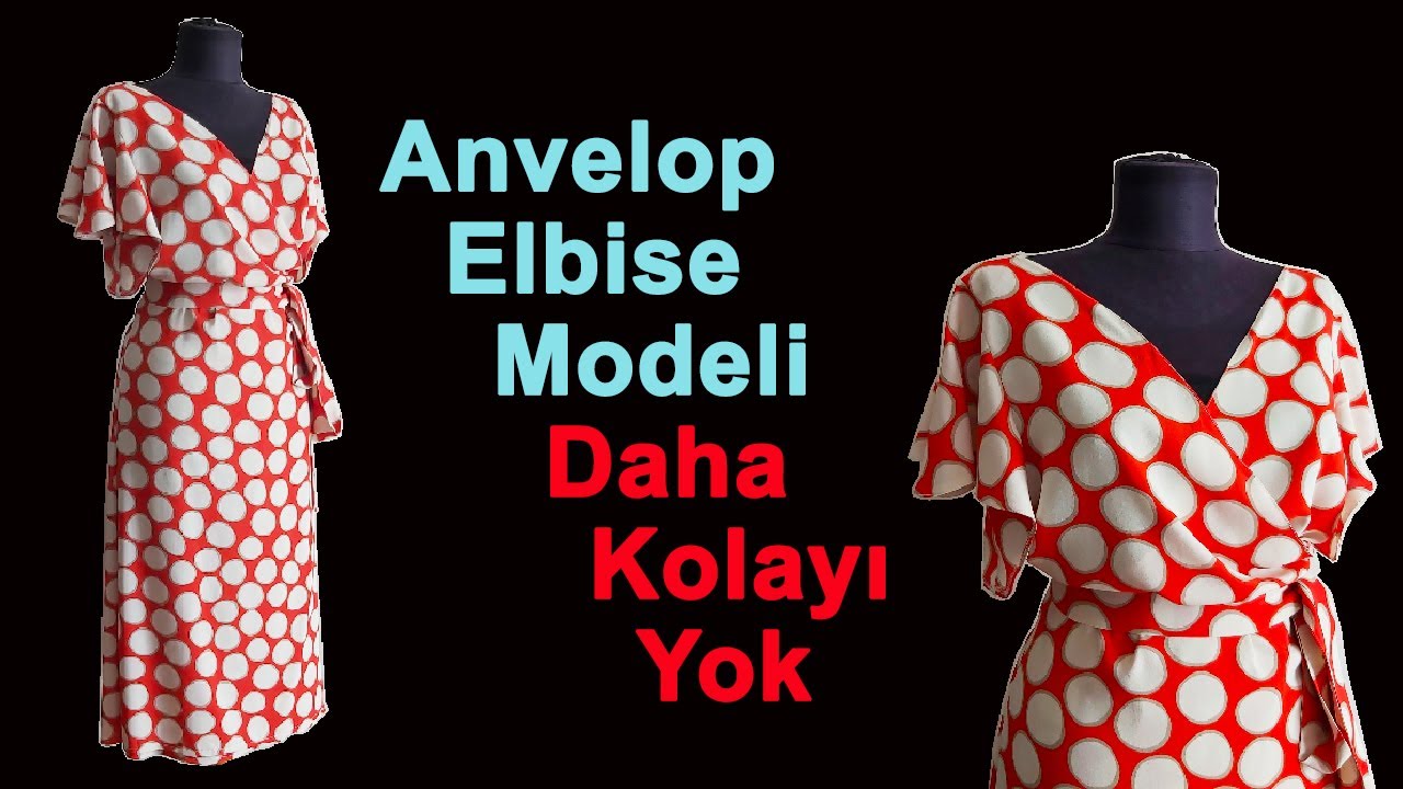 Самое простое в мире платье с запахом / Выкройка и шитье / Модель платья с запахом / Модель платья