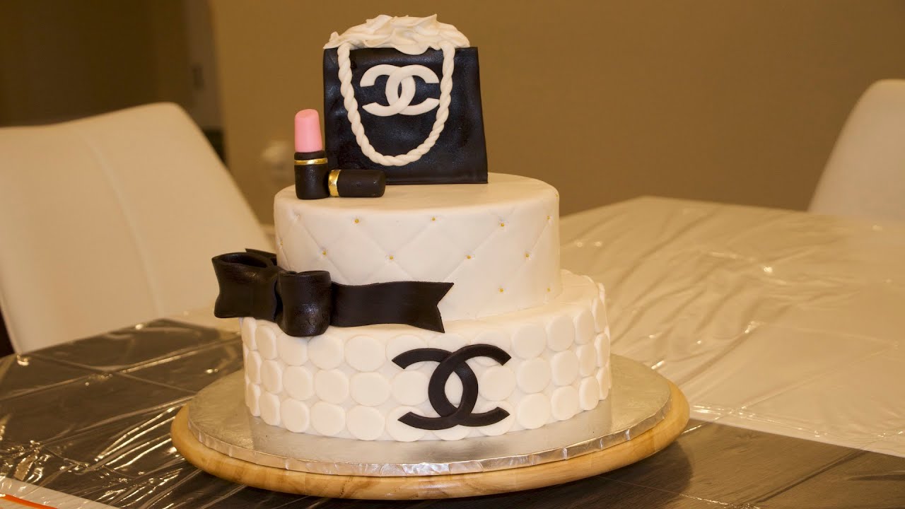how to make a CHANEL cake 