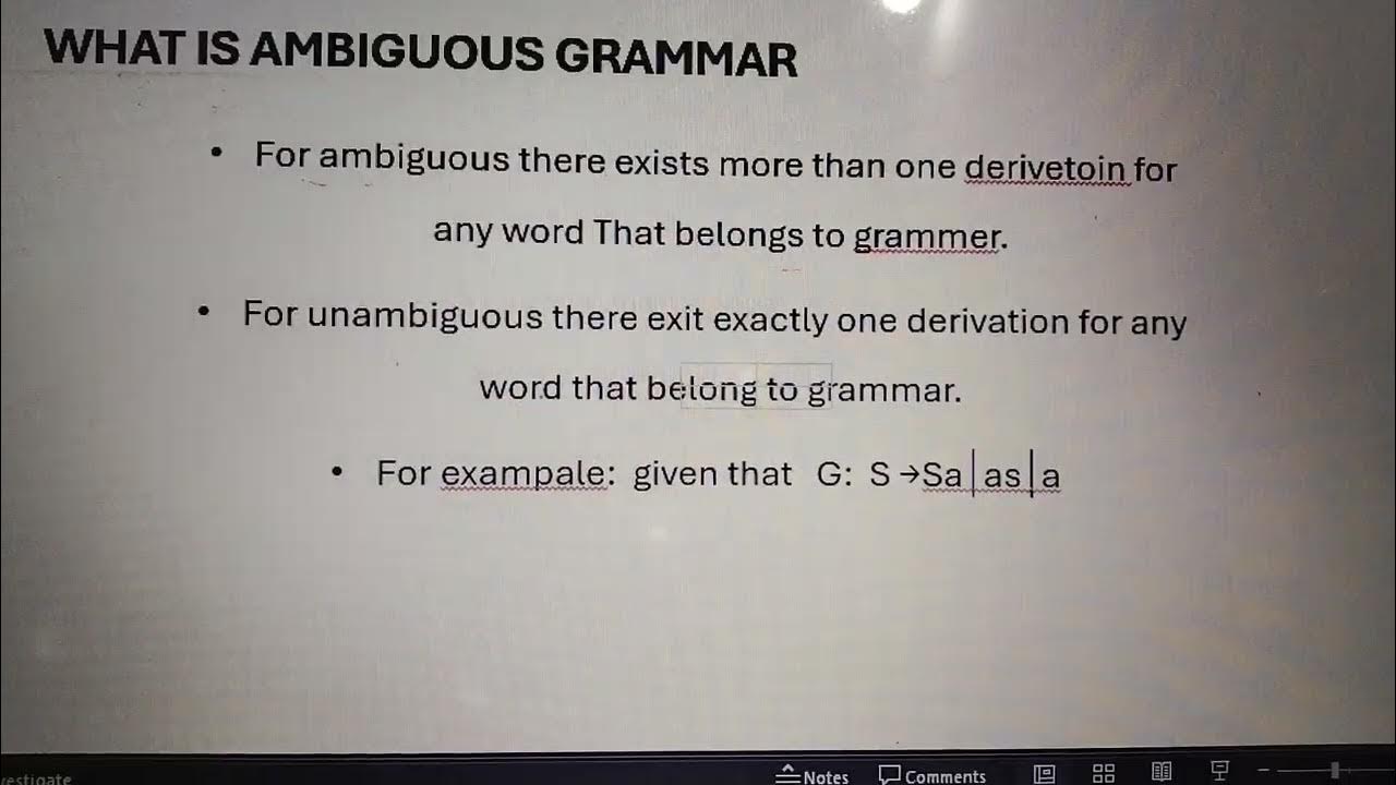 Ambiguous Grammar In Toc YouTube ambiguous-grammar-in-toc-youtube