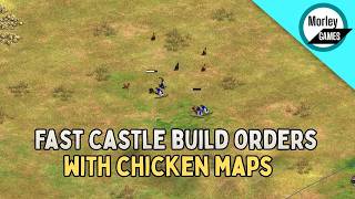 How to Adapt Fast Castle Build Orders For Chicken Maps - AOE2