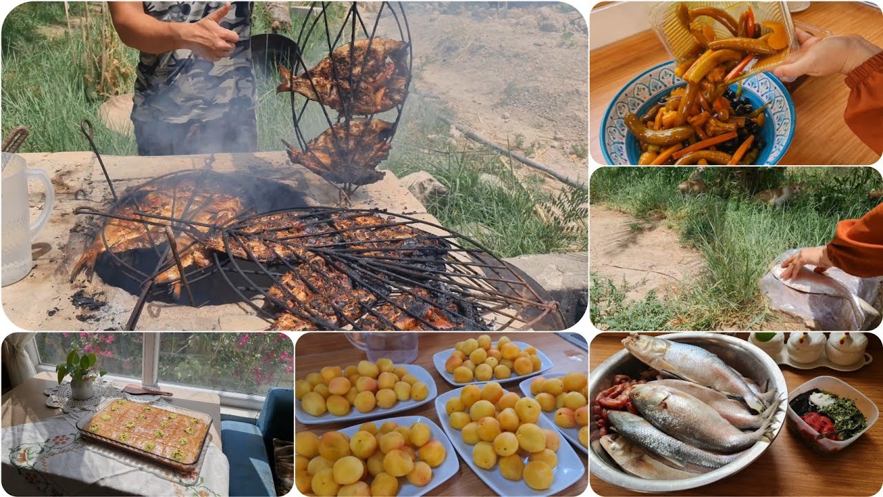 يومياتي 🏡عزيمه اصدقاء زوجي عزيمه بصراويه 🐟🌴