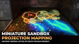 [ALTA MEDIA] Miniature Sandbox Projection Mapping (Military Central Office of South Vietnam Project)