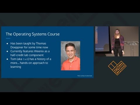 Weenix: The system that inspired generations of systems lovers -- Jordan Hendricks