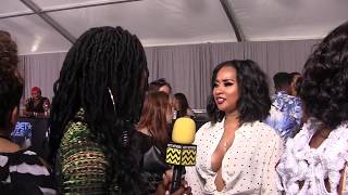 Tammy Rivera talks about her acting career at the BET Awards 2017