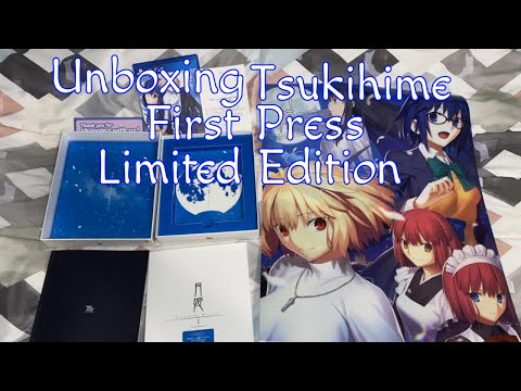 Tsukihime First Press Limited Edition Amazing Unboxing Video - YouTube