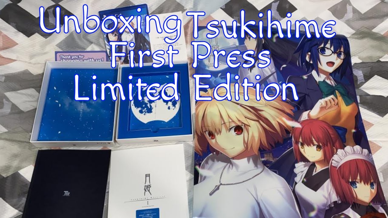 Tsukihime First Press Limited Edition Amazing Unboxing Video - YouTube