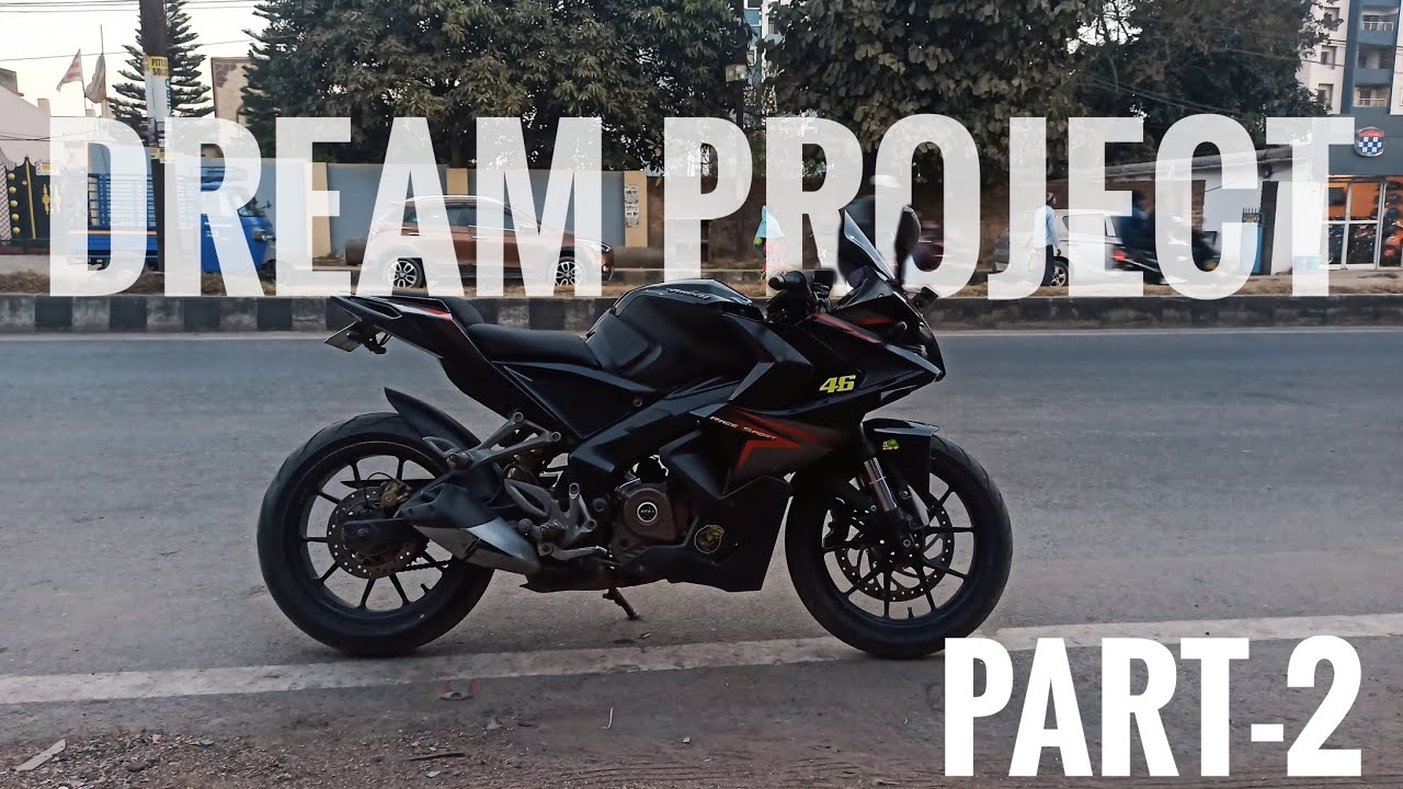 USD fork installed in pulsar rs200 // PROJECT RS200 Part-2  // ktm alloy wheel in pulsar rs200