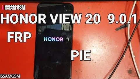 Bypass Google Account  Honor View 20 | PCT-L29 Android 9.0.1