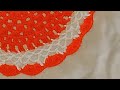 Crosia se thalposh bnana sikhe | how to crochet thalposh | woolen rumal (cochet/Rumal/Crusia)