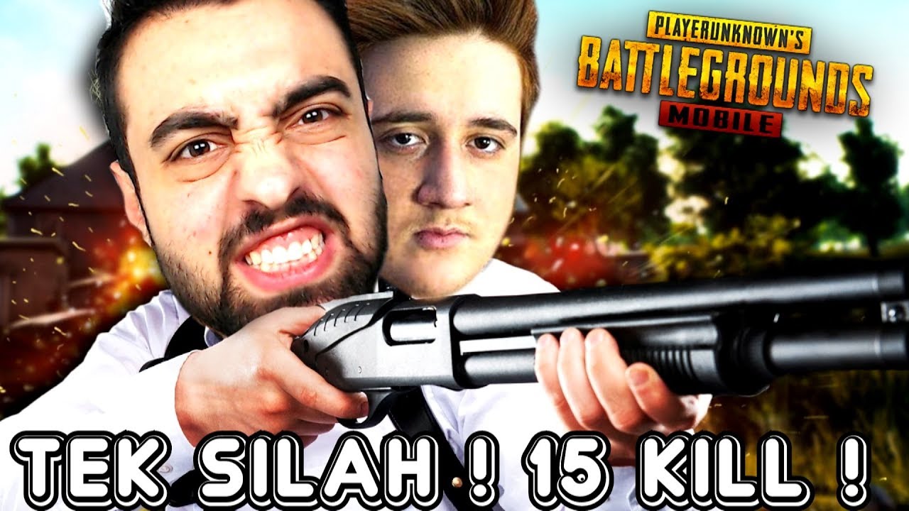 PUBG MOBİL ! TEK BİR SİLAHLA OYNAMA CHALLENGE ! 15 KİLL ! EMJAN İLE SHOW !