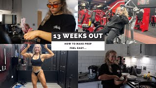 How I Make Prep Feel EASY | 13 Weeks Out | Natural Female Bodybuilding