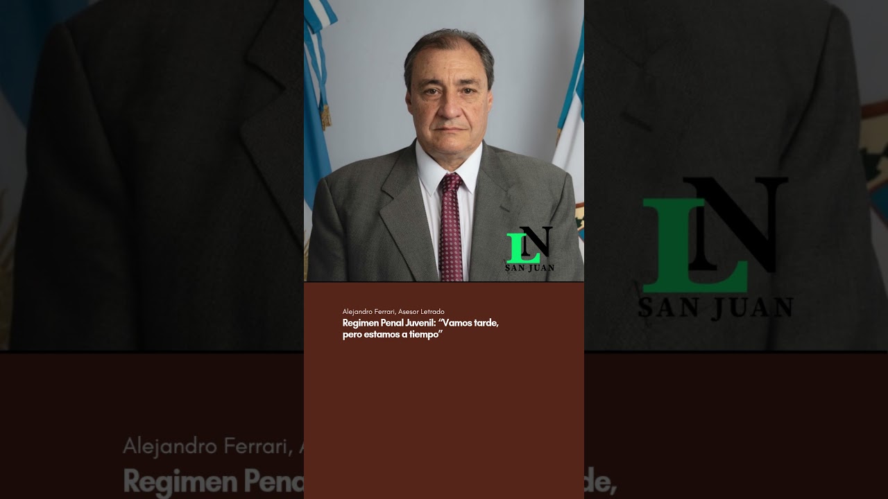 Regimen Penal Juvenil: “Vamos tarde, pero estamos a tiempo”
