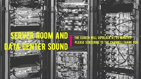 Server room and data center sound