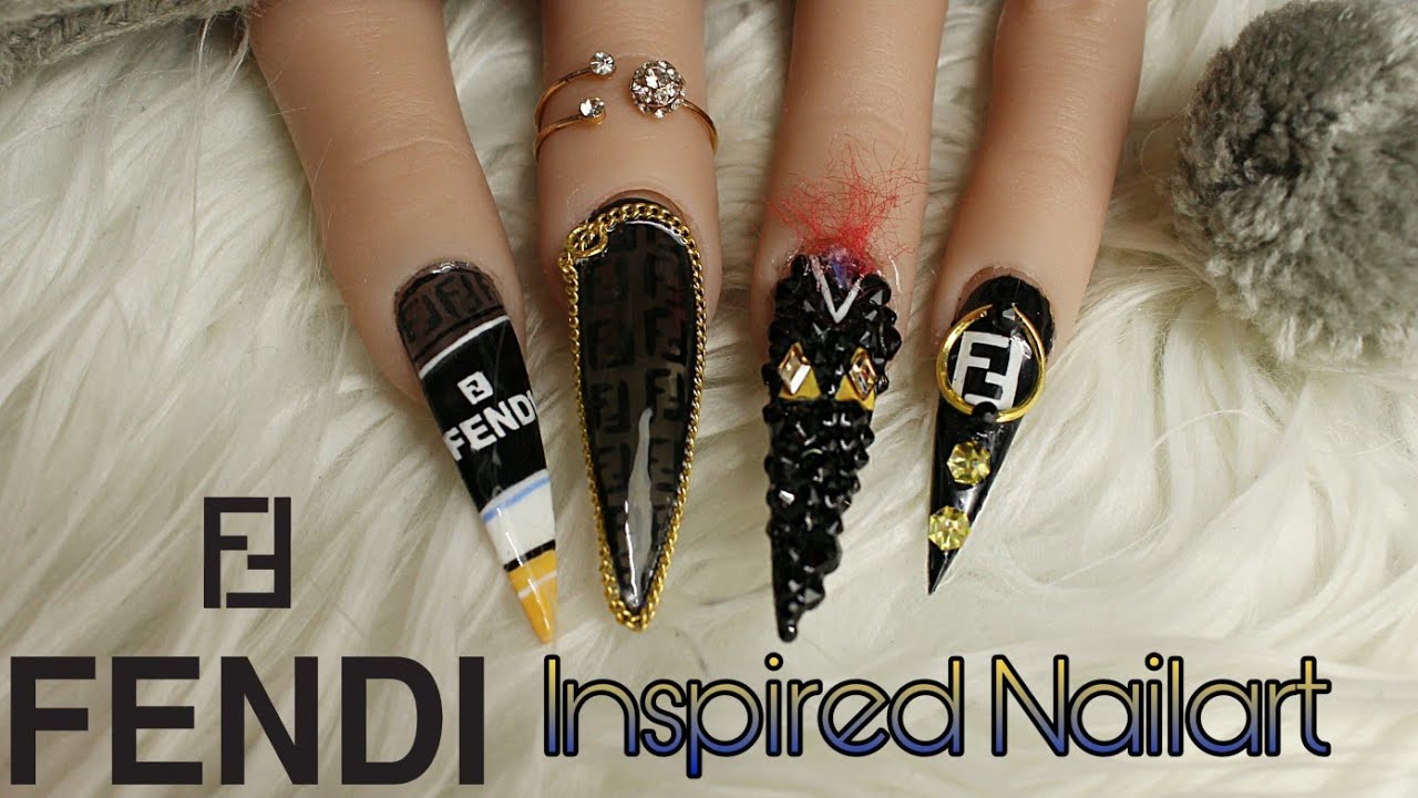 7. Fendi Nail Art - wide 7