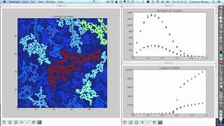 Simple Percolation Network Simulation