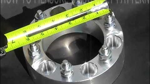 How to measure a 6 lug bolt pattern