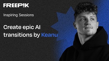How to Create Epic Transitions Using AI with Keanu | Freepik Inspiring Sessions