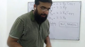 VLSID8-2 | Effect of Scaling |NAND Gate | gate delay | rise time delay |Fall time delay | Uyemura