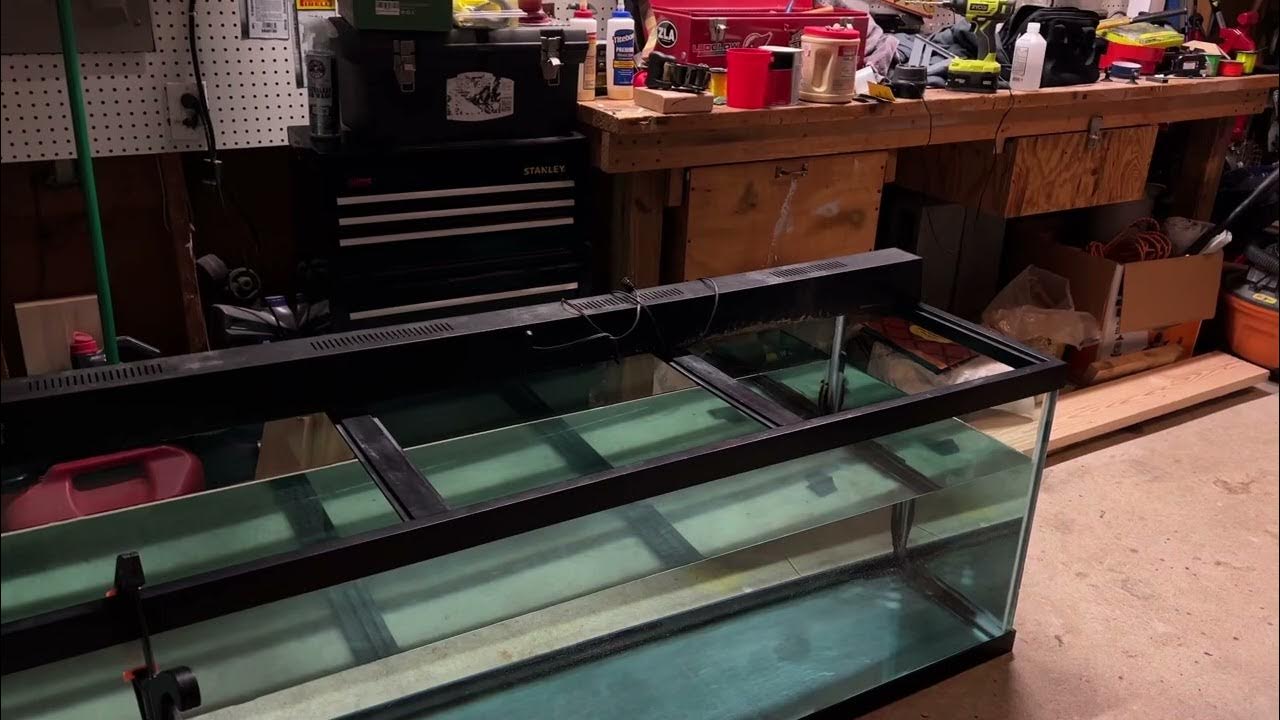 180 gallon aquarium reseal YouTube