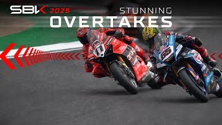 Worldsbks 2025 Best Overtakes