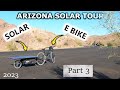 Arizona solar bike tour 2023  day 3  phoenix to las vegas on a solar ebike