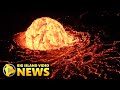 Kilauea Eruption Update: Lava Lake Dome Fountain Emerges (Jan. 5, 2021)