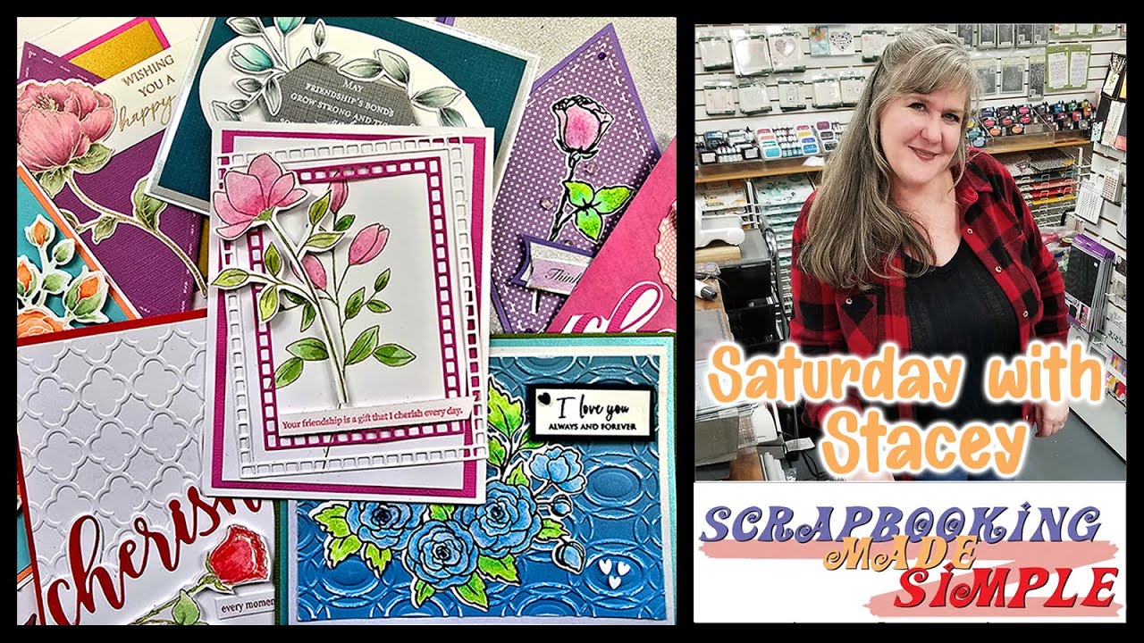 589 Saturday with Stacey Craft Class with Penny Black Stamps & Dies and ...
