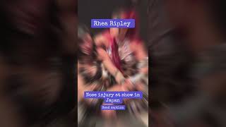 Famous RHEA RIPLEY NOSE INJURY! In Japan at Ryogoku Sumo Hall. Profile