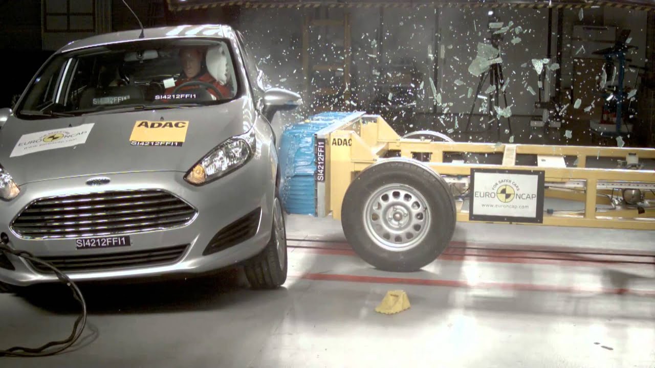 New Ford Fiesta achieves 5 star Euro NCAP rating - YouTube