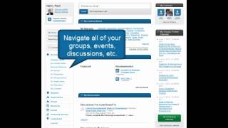 CollaborNation® Collaborative Learning Environment® Home Information Hub Feature Demo