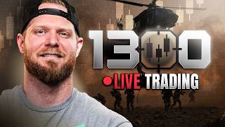 Live Trading Futures - 1300 with Logan - Thursday