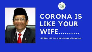 Corona Is Like Your Wife Mahfud Md, Indonesian Minister Memes Whatsapp, Instagram Stories