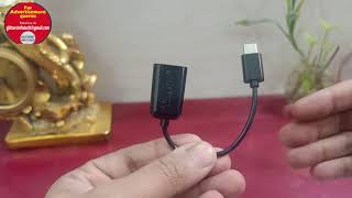 Vingajoy Type-C OTG Cable | On-the-Go | GlittersInfotech