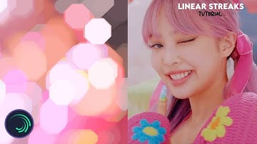 linear streaks on alight motion tutorial| ae inspired| yoongiskyz