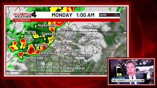 Timing out Sunday night, Monday morning severe storms